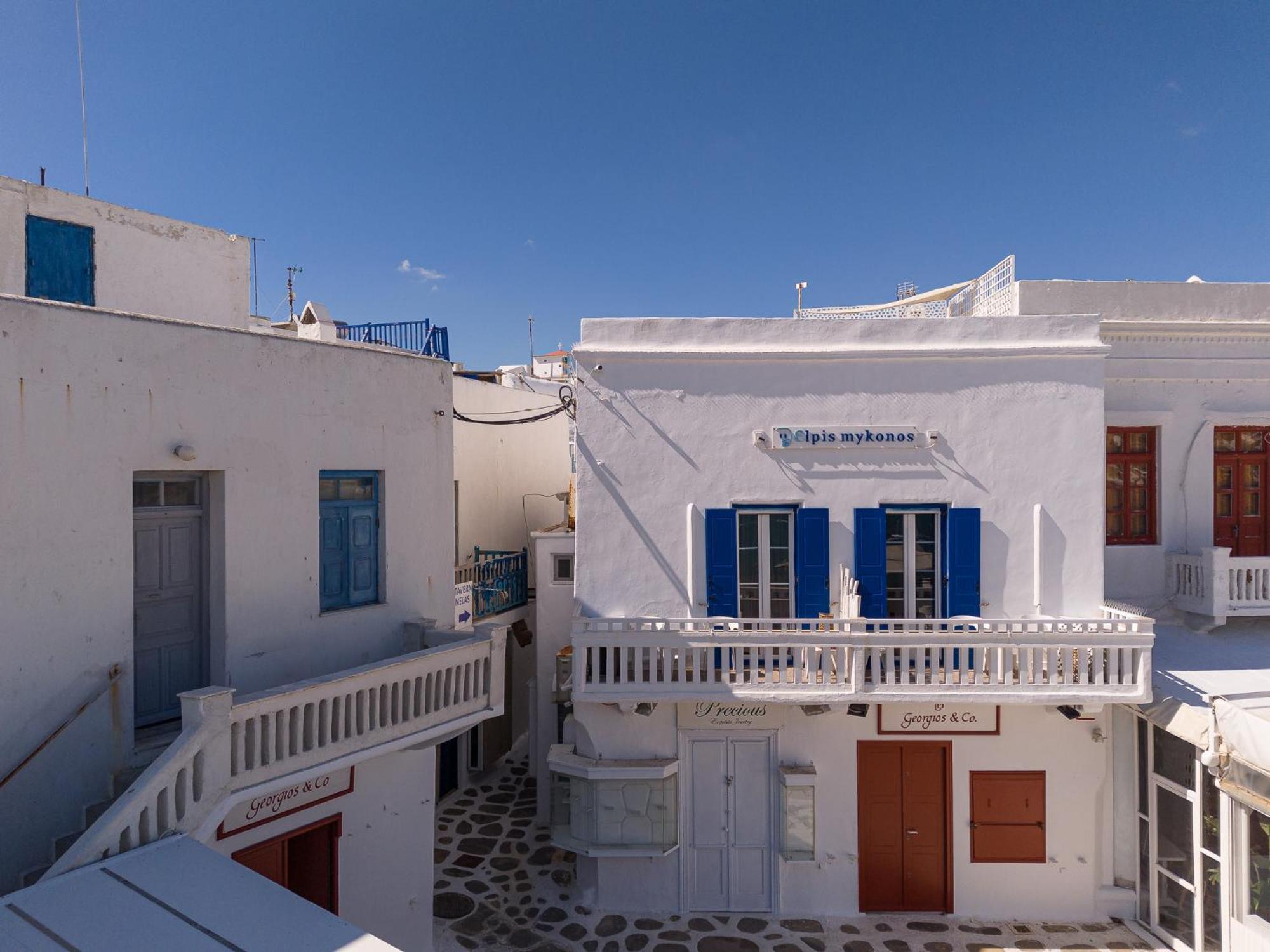 Elpis Mykonos Apartments - Mykonos Town Delos Port Eksteriør bilde