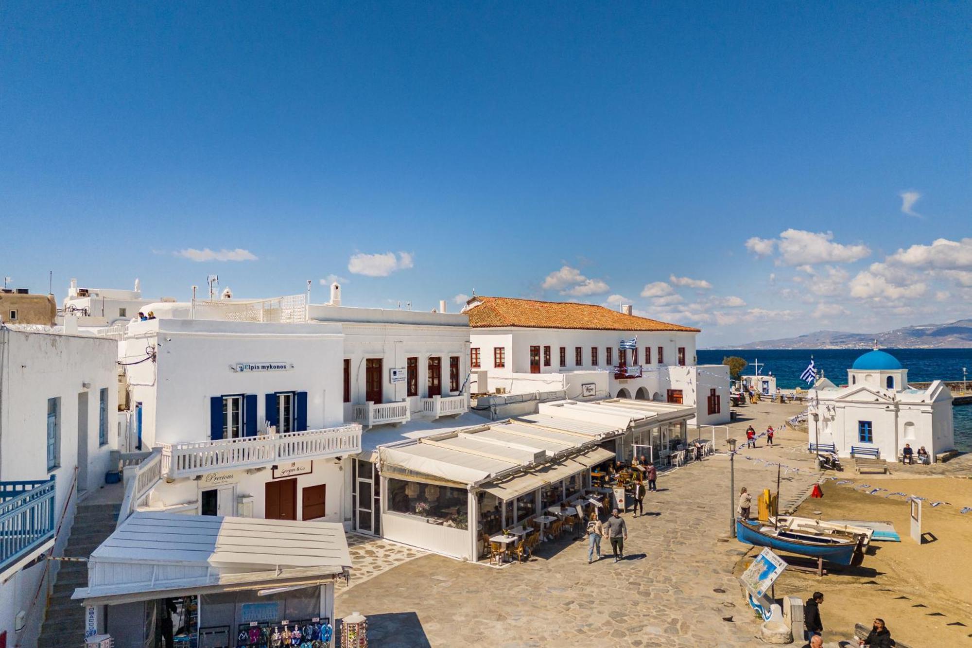 Elpis Mykonos Apartments - Mykonos Town Delos Port Eksteriør bilde